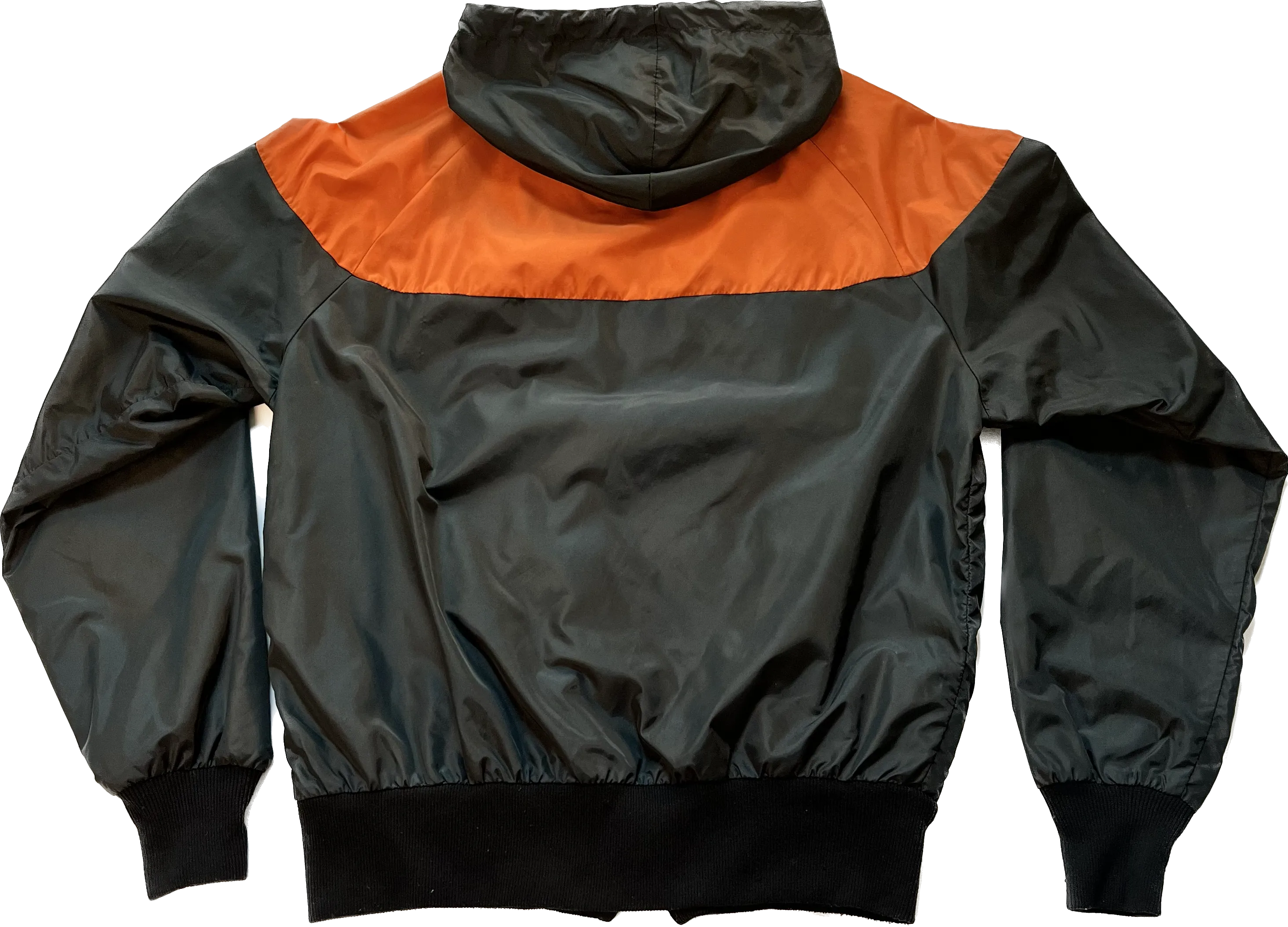Vintage 80's Orange and Black Nike Windbreaker