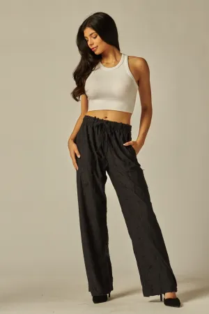 Vintage Black Vintage Destroyed Drawstring Lounge Pants 2/14/25 9626