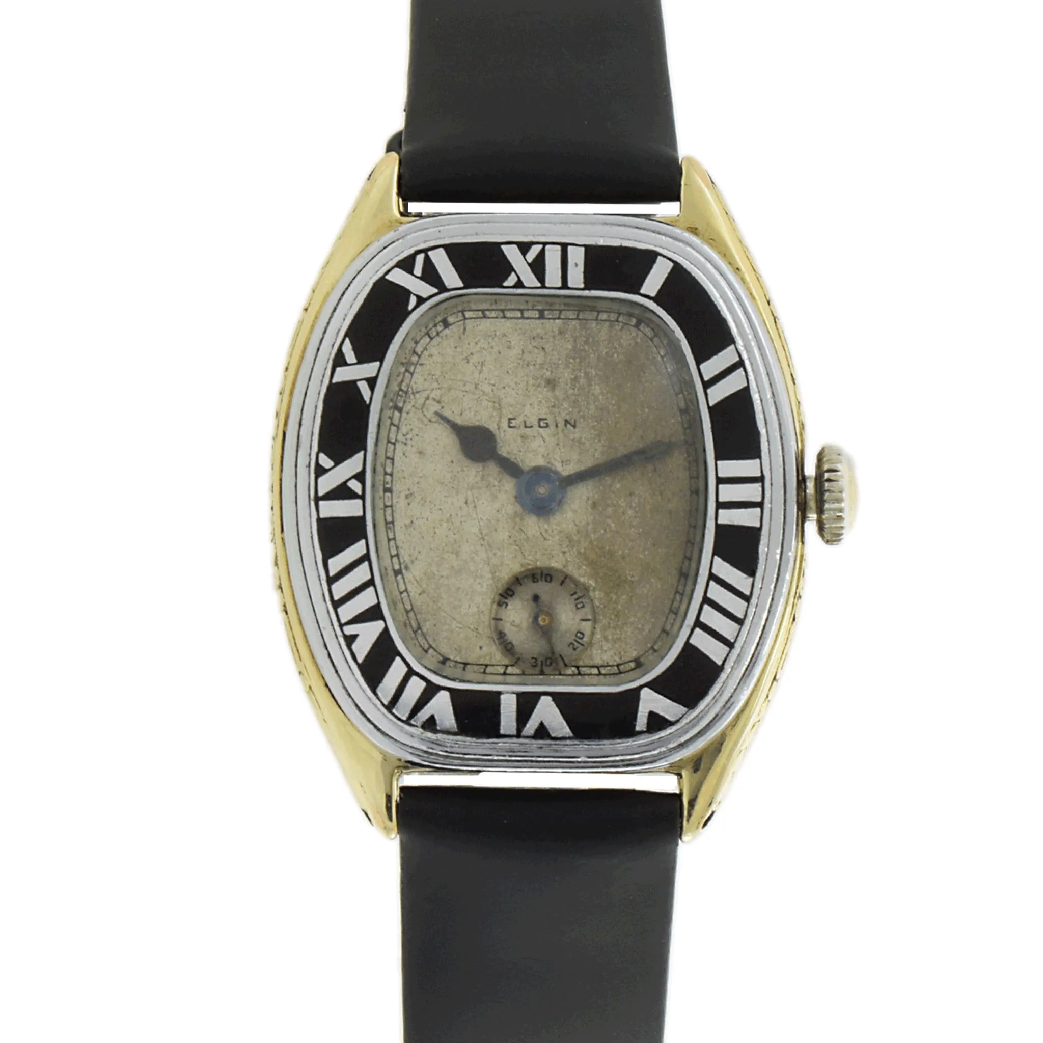 Vintage Circa 1929 Elgin 14K Yellow Gold Filled Filigree Watch