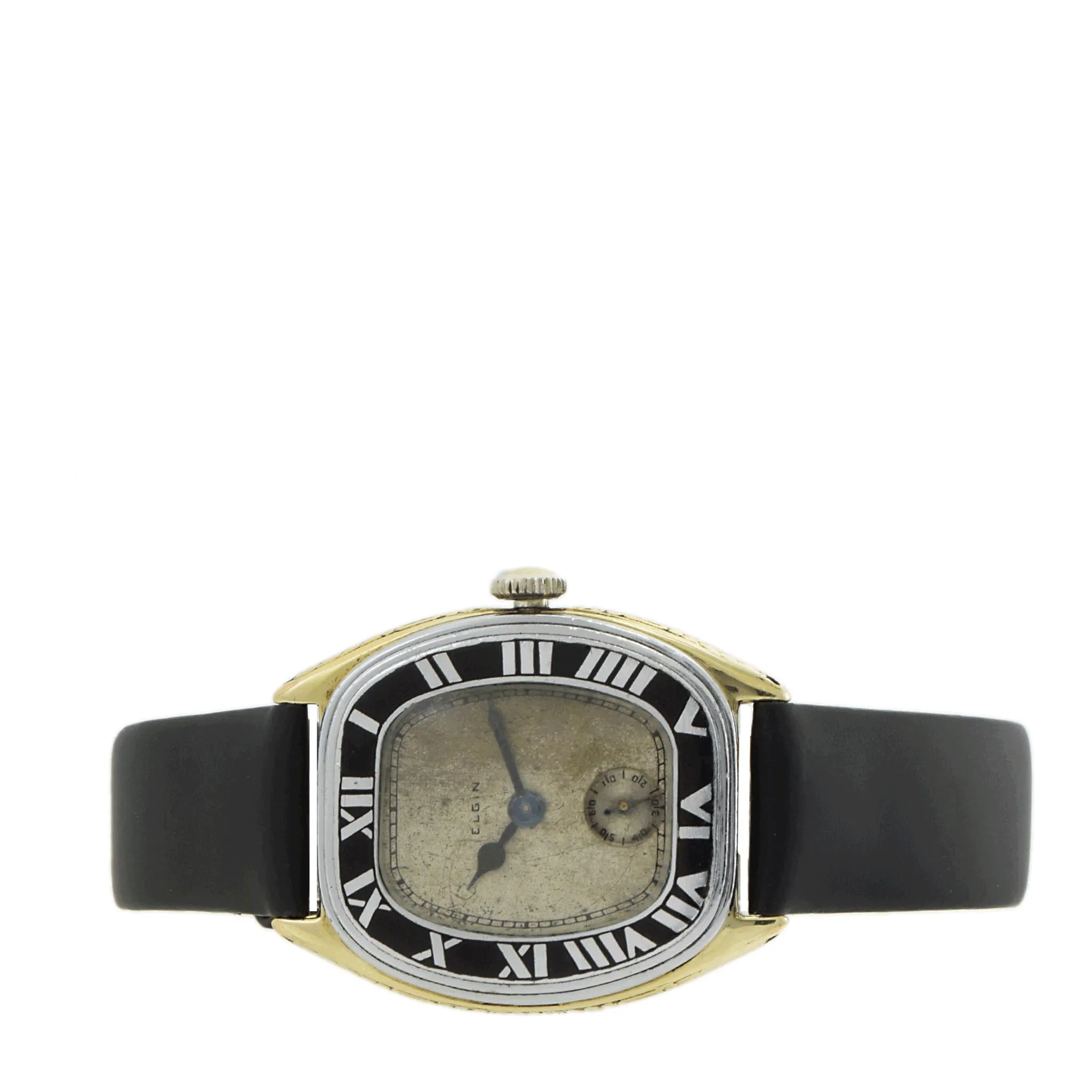 Vintage Circa 1929 Elgin 14K Yellow Gold Filled Filigree Watch