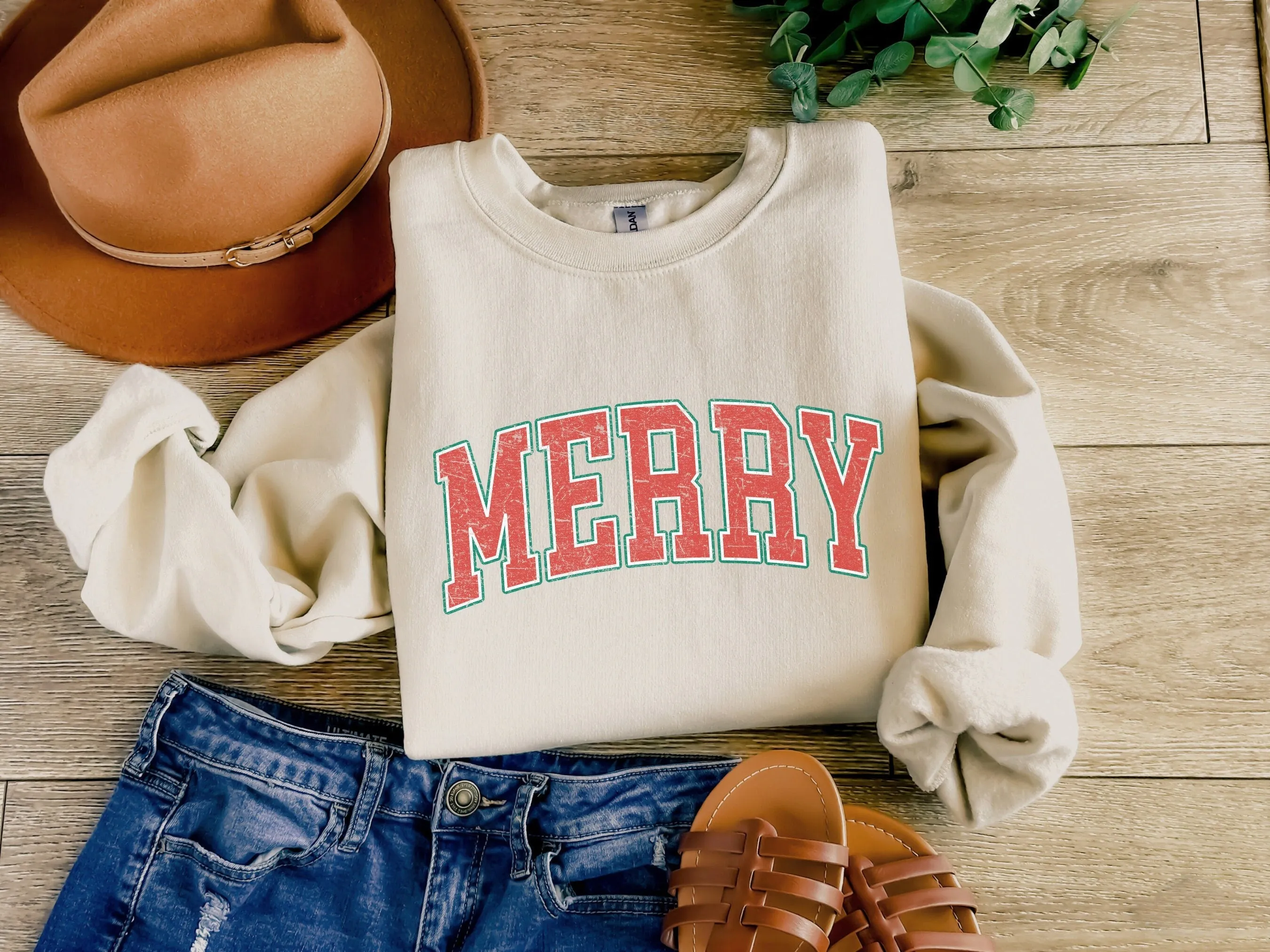 Vintage Holiday Merry Sweater