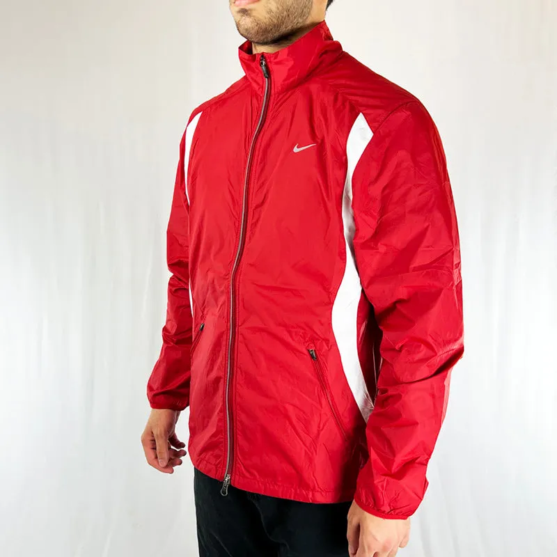 Vintage Nike Just Do It Windbreaker Jacket in Red