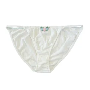 Vintage Pointelle String Bikini