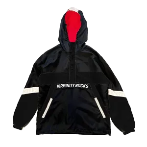 Virginity Rocks Black Windbreaker
