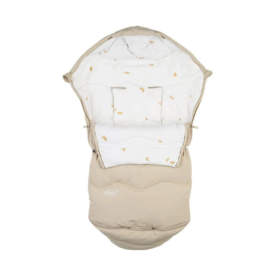 Voksi Explorer All Seasons Universal Pushchair Footmuff - Seashell Sand