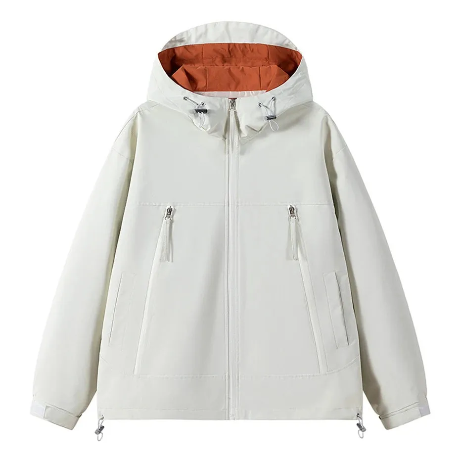 Waterproof Windbreaker Jacket Men Solid Color Cargo Jackets Coats Plus Size 9XL Spring Autumn Outerwear Male