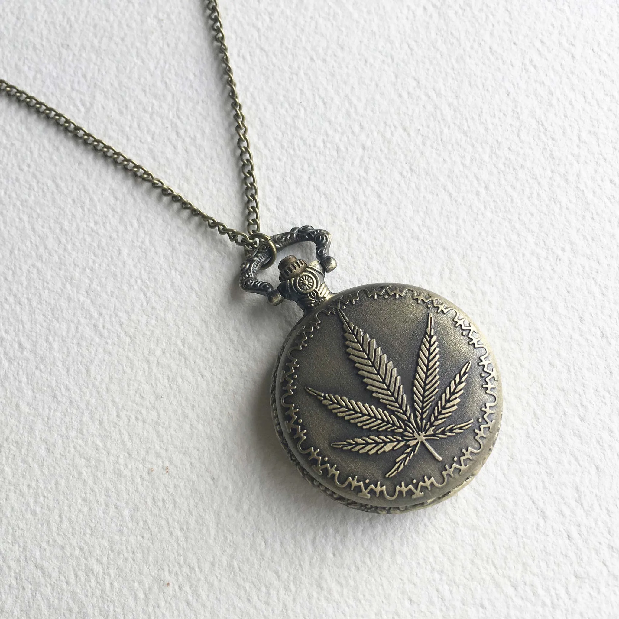 Weed Pocket Watch - Cannabis Gift