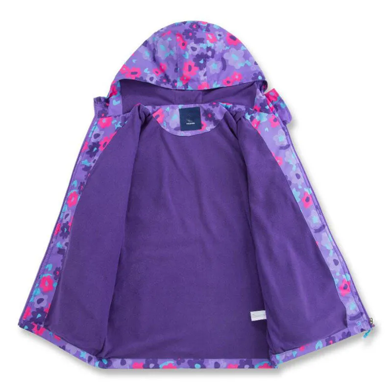 Windbreaker Polar Fleece Windproof Jacket - Purple, Pink