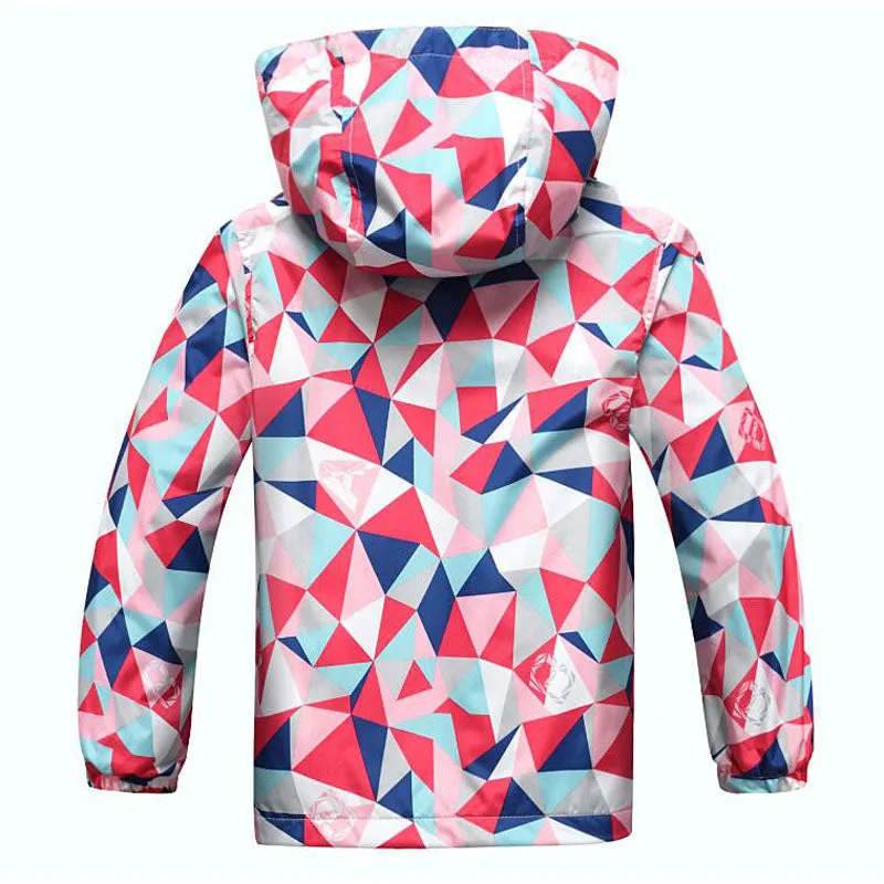 Windbreaker Polar Fleece Windproof Jacket - Purple, Pink