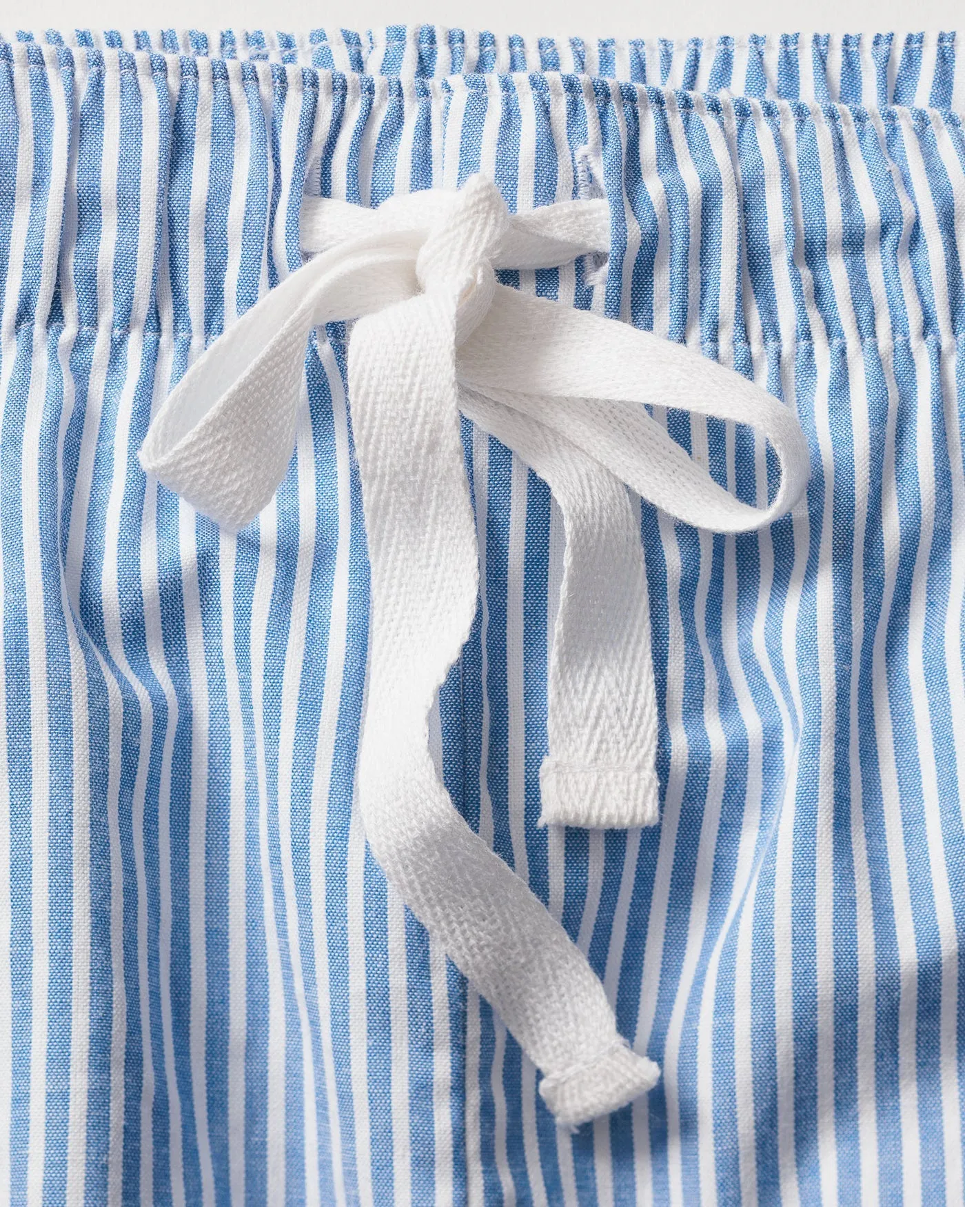 Women's French Blue Seersucker Twill Pajama Set