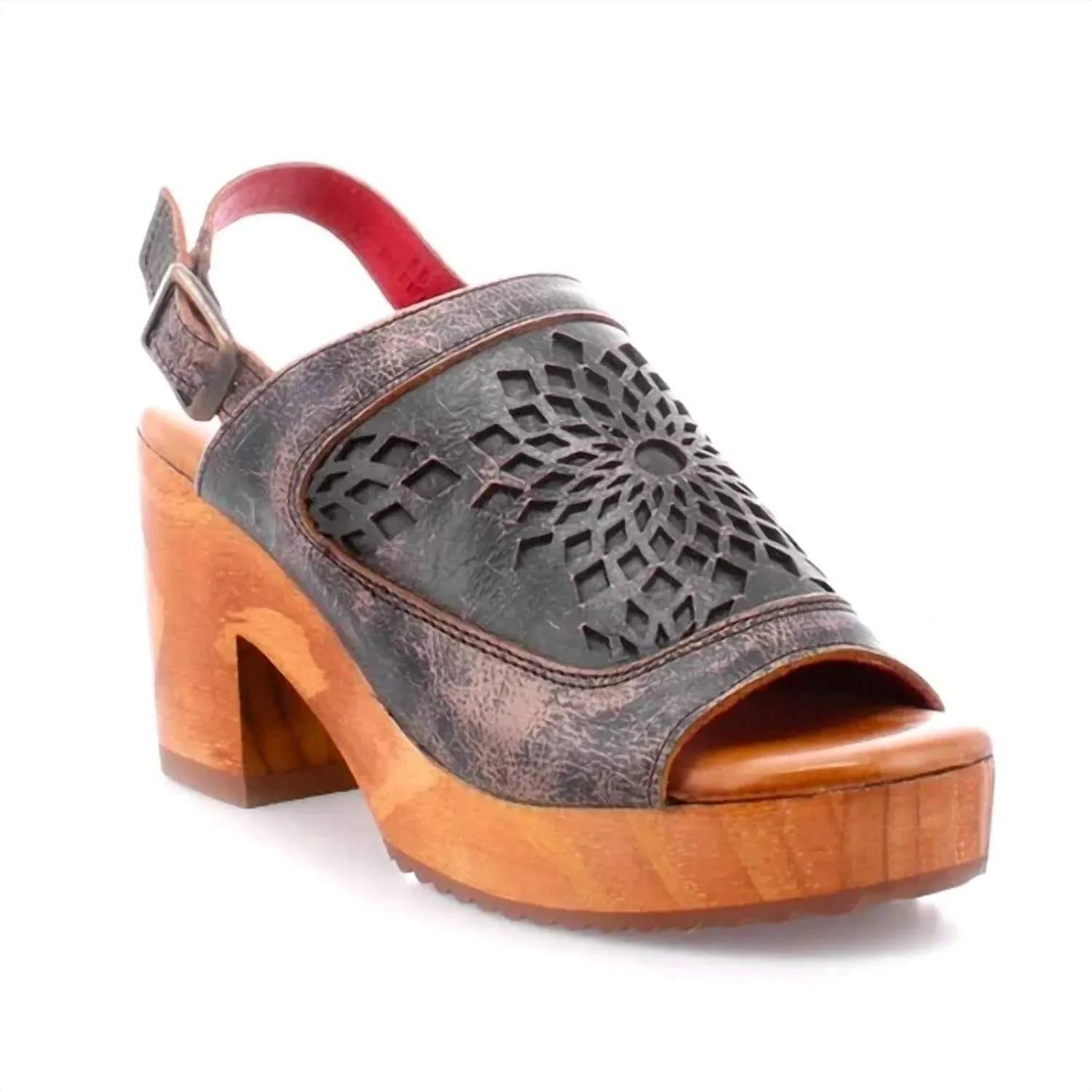 Women's Jinkie Platform Heel Sandals In Black Lux