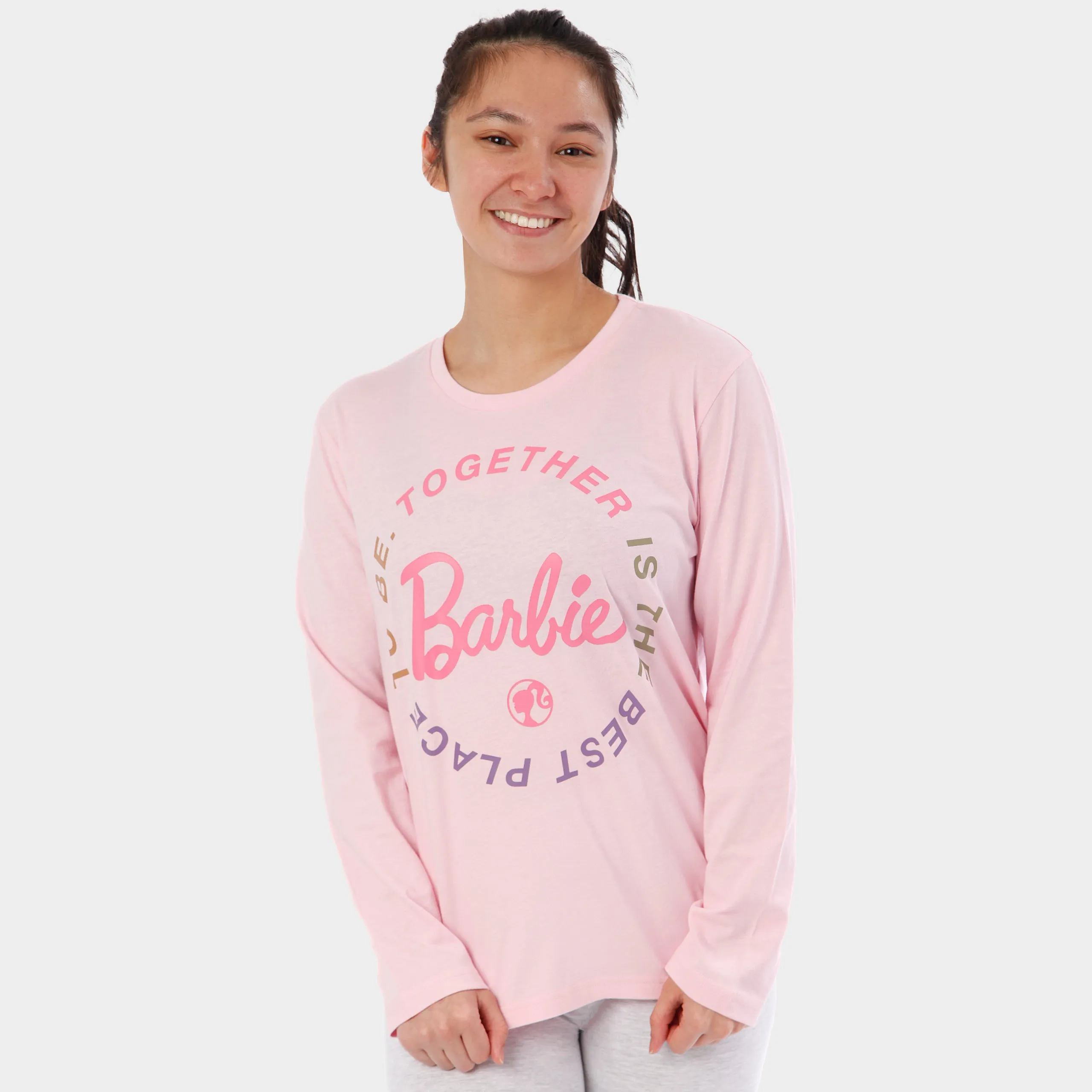 Womens Pink Barbie Pajamas