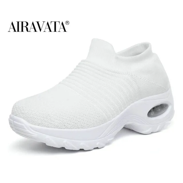 Women's Walking Shoes Slip on Sneaker Socks Lightweight Shoes