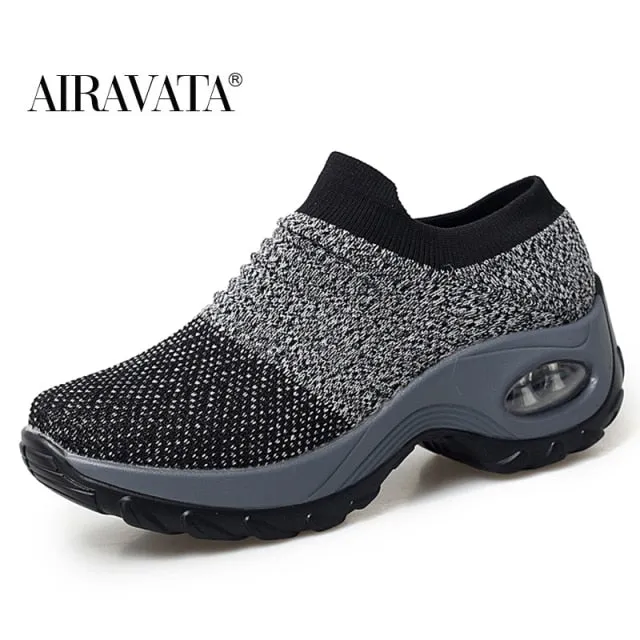 Women's Walking Shoes Slip on Sneaker Socks Lightweight Shoes