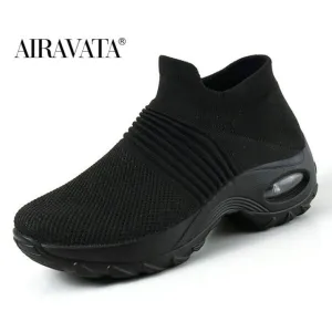 Women's Walking Shoes Slip on Sneaker Socks Lightweight Shoes