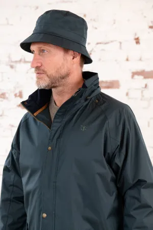 York Mens Waterproof Rain Hat - Navy