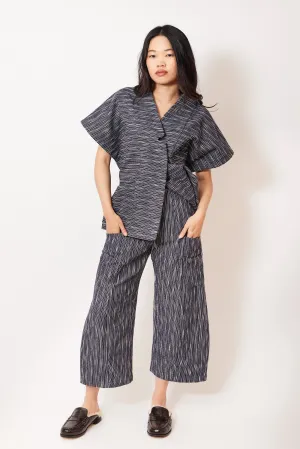 Zero   Maria Cornejo Curved Eda Cotton Tweed Culotte