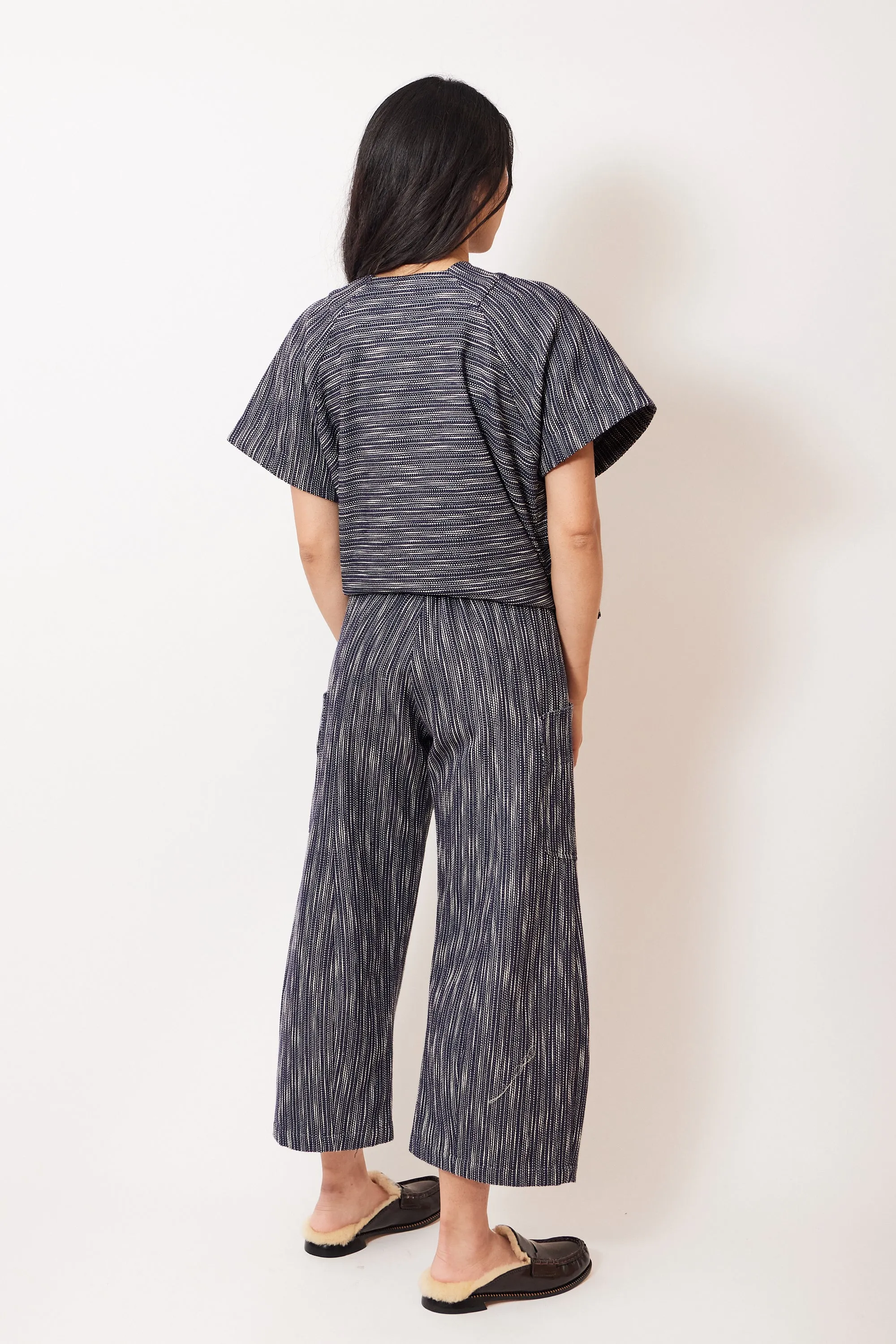 Zero   Maria Cornejo Curved Eda Cotton Tweed Culotte