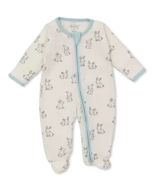 Zipper Footie | Blue Bunny Buddies