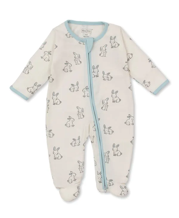 Zipper Footie | Blue Bunny Buddies